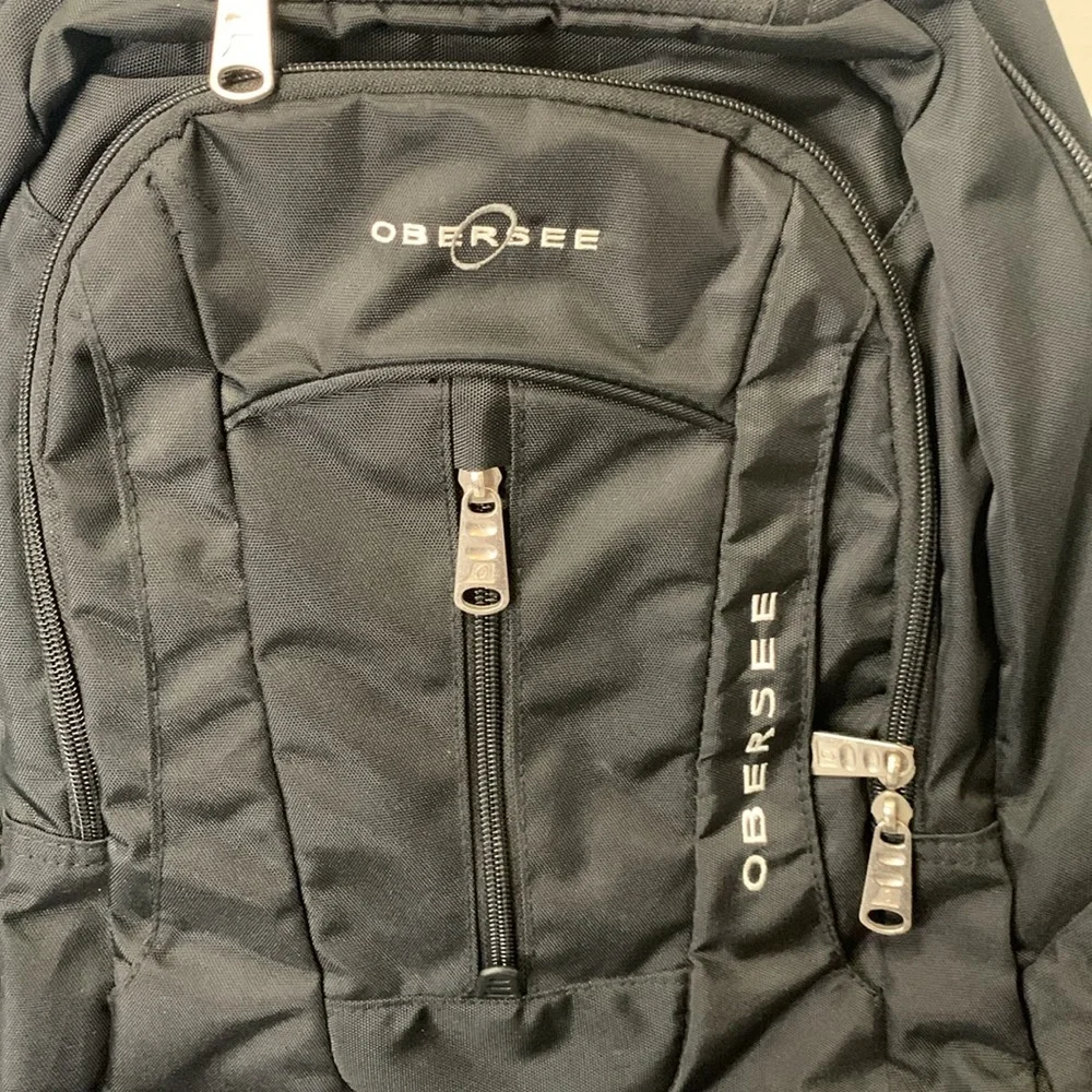 Obersee Bern Diaper Bag Backpack Black